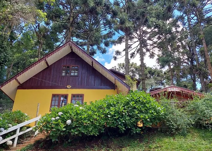 Chale Rustico Na Montanha Em Campos De Jordao